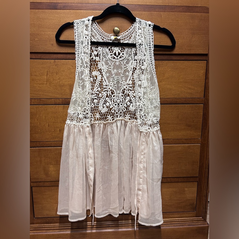 Lace Boho Vest